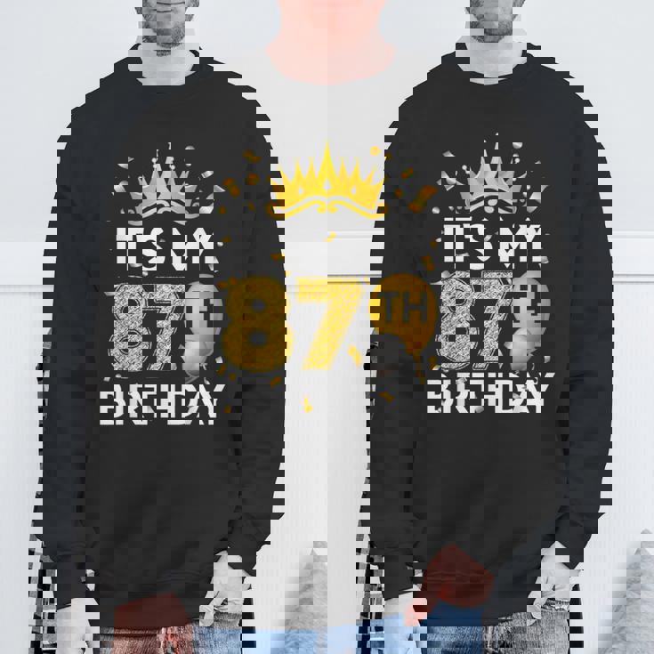 87歳の誕生日プレゼント 87歳の誕生日 87歳の誕生日 スウェットシャツ 高齢者への贈り物