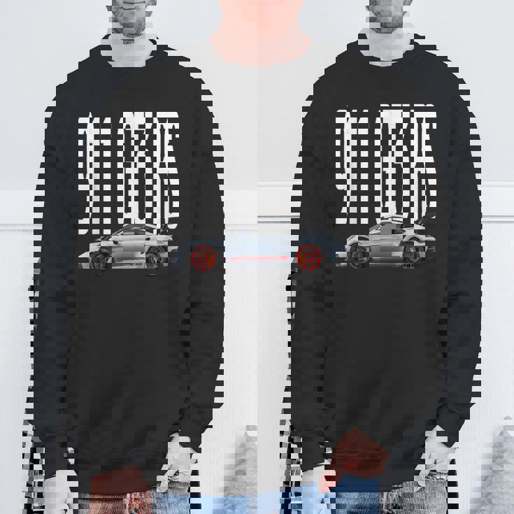 911 Gt3 Rs レーシングカー ヴィンテージ ミームコイン スウェットシャツ 高齢者への贈り物