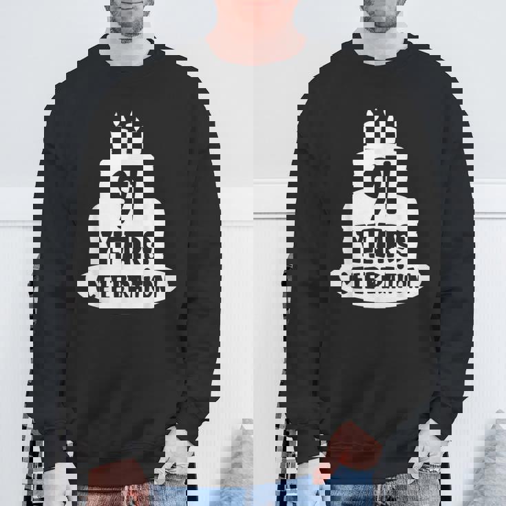 91年のお祝い イベント 記念日 誕生日 スウェットシャツ 高齢者への贈り物