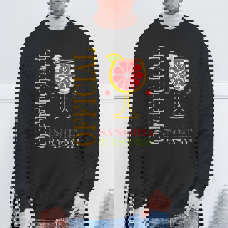 Alcohol Officialangria Taster Drinkangria スウェットシャツ 高齢者への贈り物