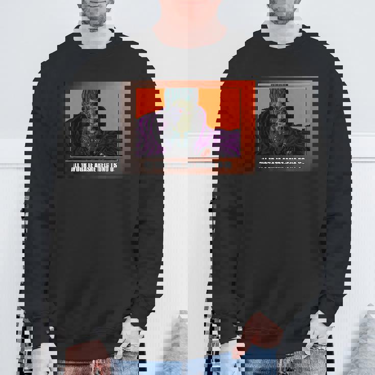 All Your Base Are Belong To Us スウェットシャツ 高齢者への贈り物