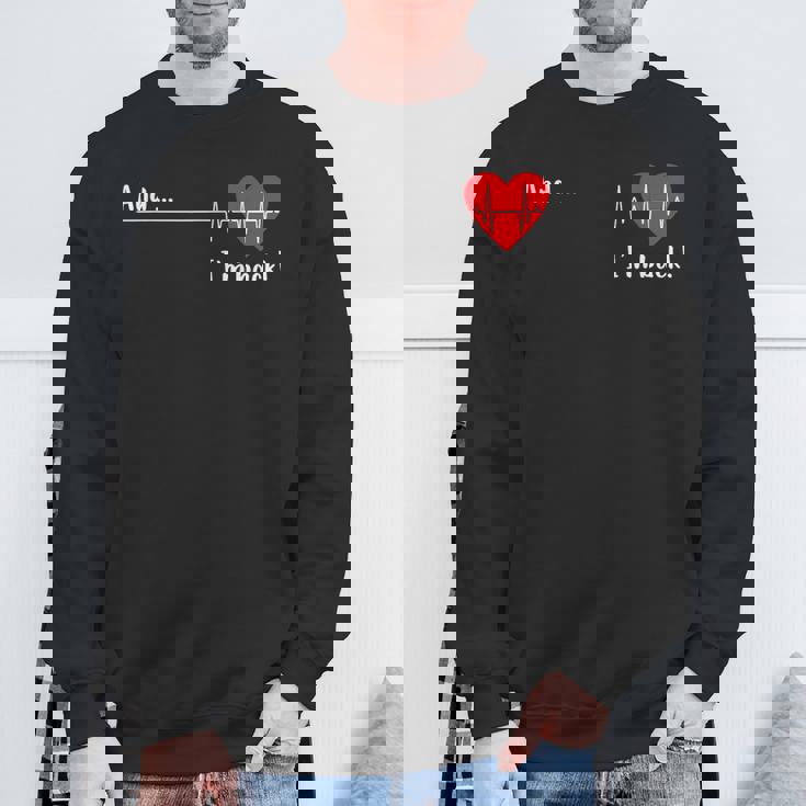 And I'm Back 心臓専門医 心臓サバイバー 心臓病患者 心臓 スウェットシャツ 高齢者への贈り物