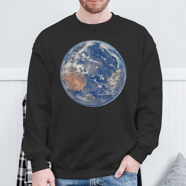 Artemis Ii Space Mission Moon Earth Day View From Artemis 2 Sweatshirt Gifts for Old Men
