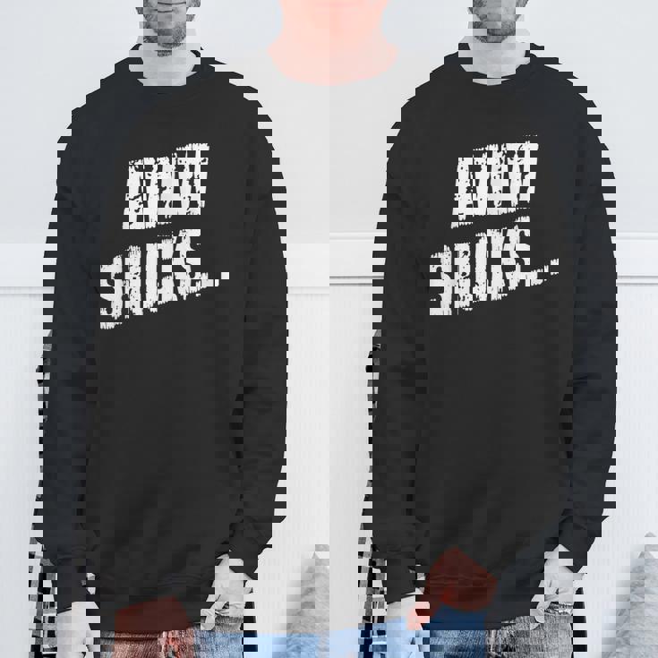 Awwhucksトウモロコシ好き 面白いことわざグラフィック スウェットシャツ 高齢者への贈り物