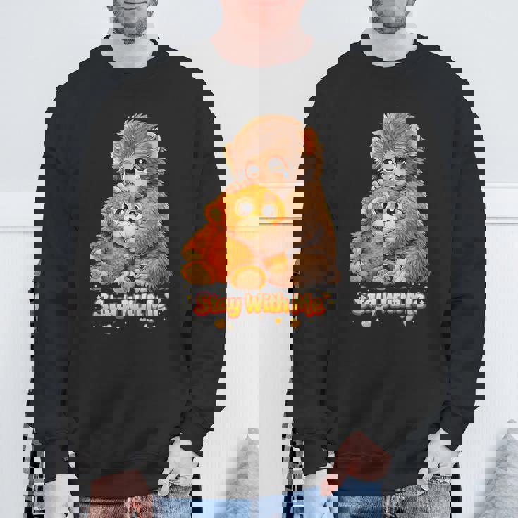 Baby Monkey Named Punchtay With Me パンチ メンズ レディース キッズ 男の子 スウェットシャツ 高齢者への贈り物