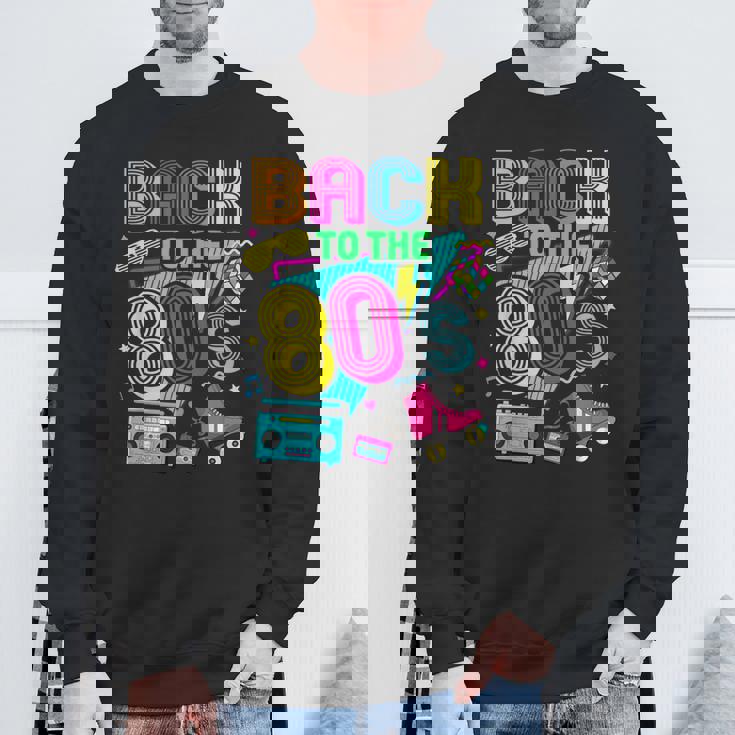 Back To 80'S 1980S Retrointage Eighties Costume Party スウェットシャツ 高齢者への贈り物