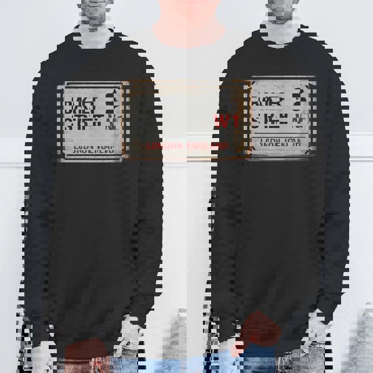 Bakertreet W1 London England Old Rustedstreet サインtシャツ スウェットシャツ 高齢者への贈り物