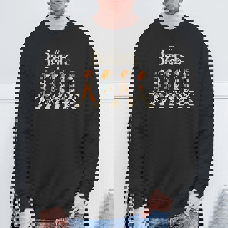 The Beagles Cover Cuteintage Beagle Dog Lover スウェットシャツ 高齢者への贈り物