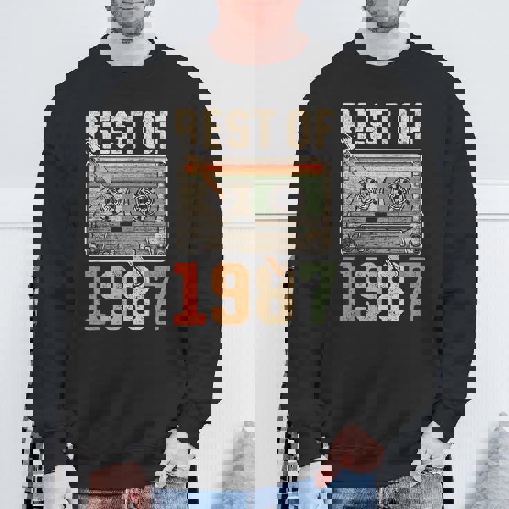 Best Of 1987 オールド・カセット 39歳の誕生日 レトロ スウェットシャツ 高齢者への贈り物