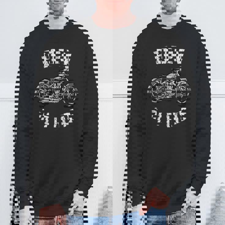 Biker Motorcycle Club Classic スウェットシャツ 高齢者への贈り物