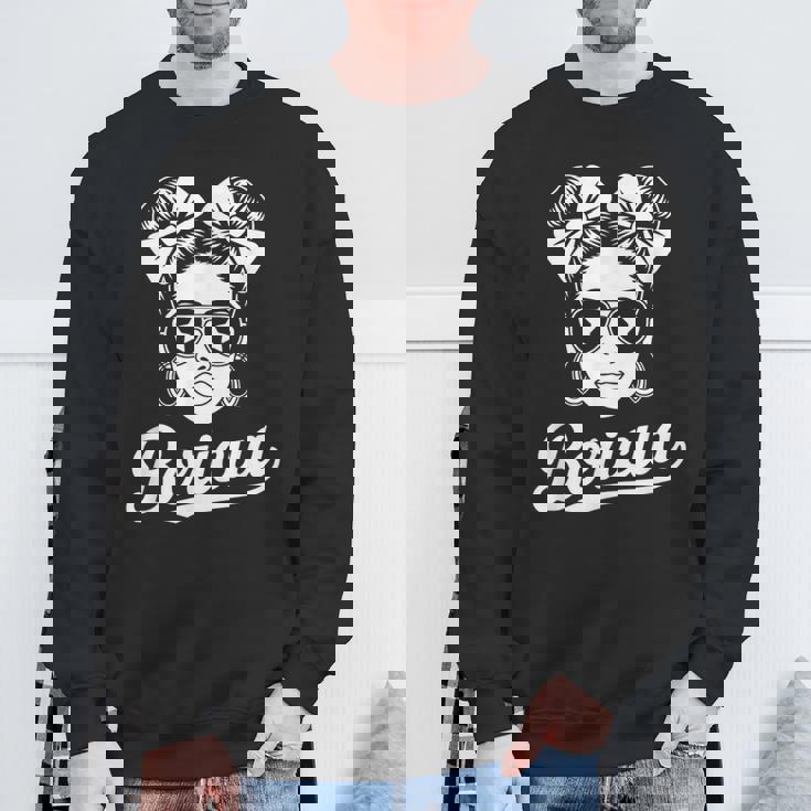 Boricua プエルトリコ ヒスパニック遺産 スウェットシャツ 高齢者への贈り物