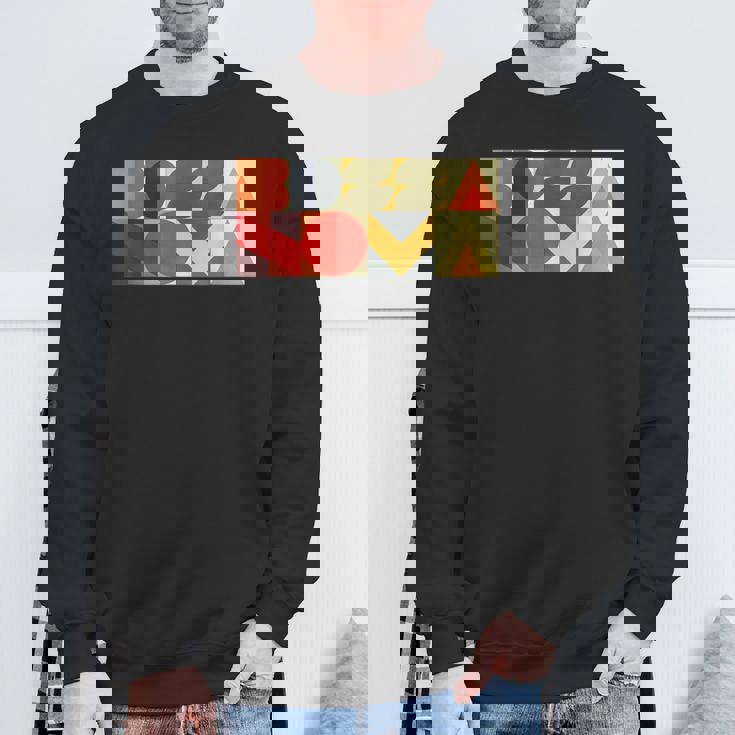 Bossa Nova ブラジル ジャズ ミュージック ヴィンテージ タイポグラフィ スウェットシャツ 高齢者への贈り物