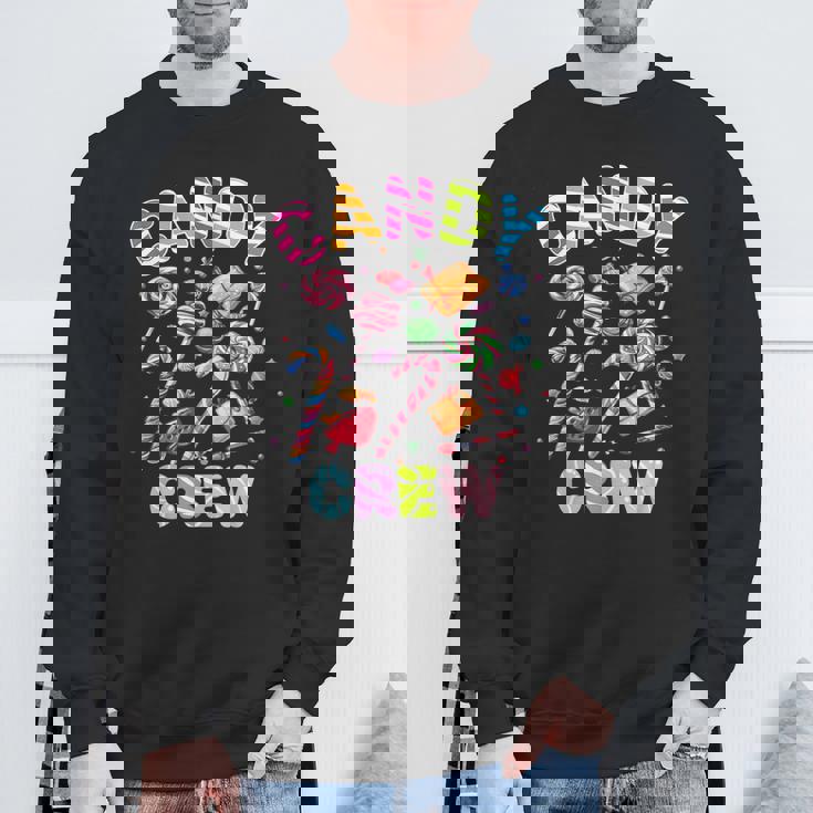 Candy Land Candy Crew Sweetie Candy Squad Cool Christmas Sweatshirt Gifts for Old Men