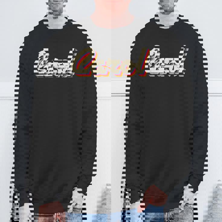 Carol アイデア レトロ ファーストネーム ヴィンテージ キャロル スウェットシャツ 高齢者への贈り物