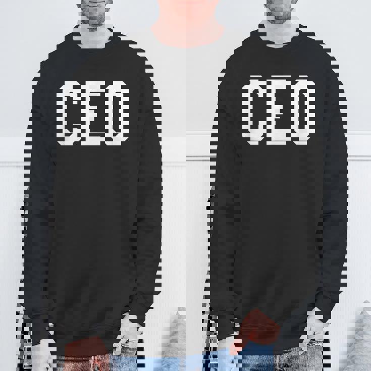 Ceo 最高経営責任者 ボス スウェットシャツ 高齢者への贈り物