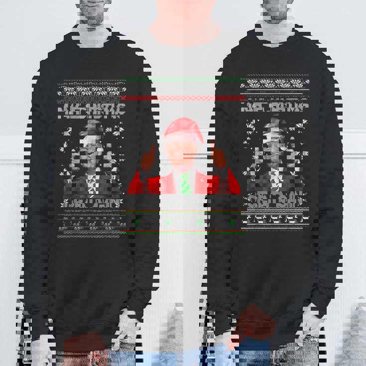 Make Christmas Great Again Xmas Trump Pajamas Ugly Sweatshirt Gifts for Old Men Make Christmas Great Again Xmas Trump Pajamas Ugly Sweatshirt Gifts for Old Men