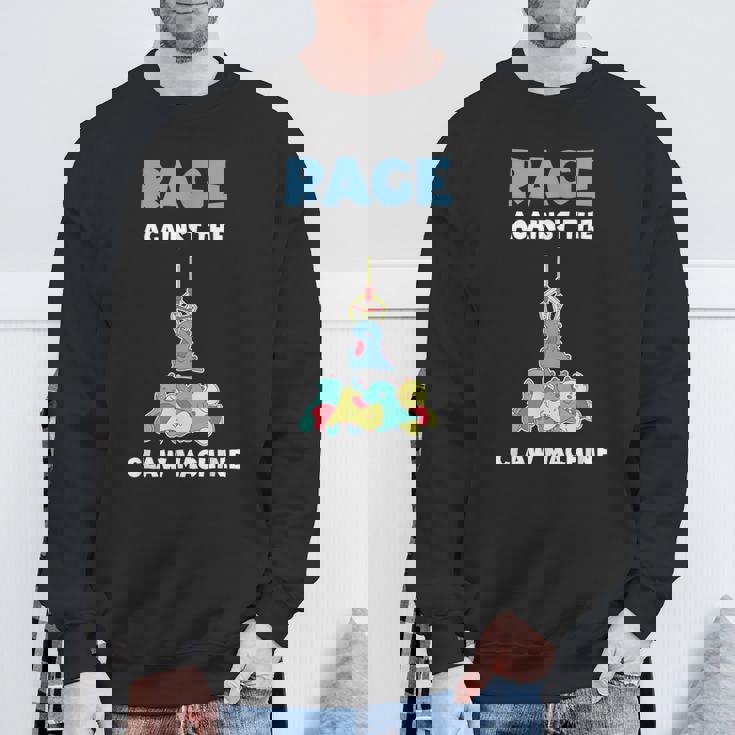 Claw Machine Rage Against Claw マシンスキル アーケードゲーマー スウェットシャツ 高齢者への贈り物