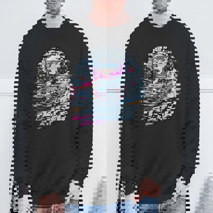 Cool Racing ビンテージ ジャパニーズjdm 東京ジャパン ドリフトレースカー スウェットシャツ 高齢者への贈り物