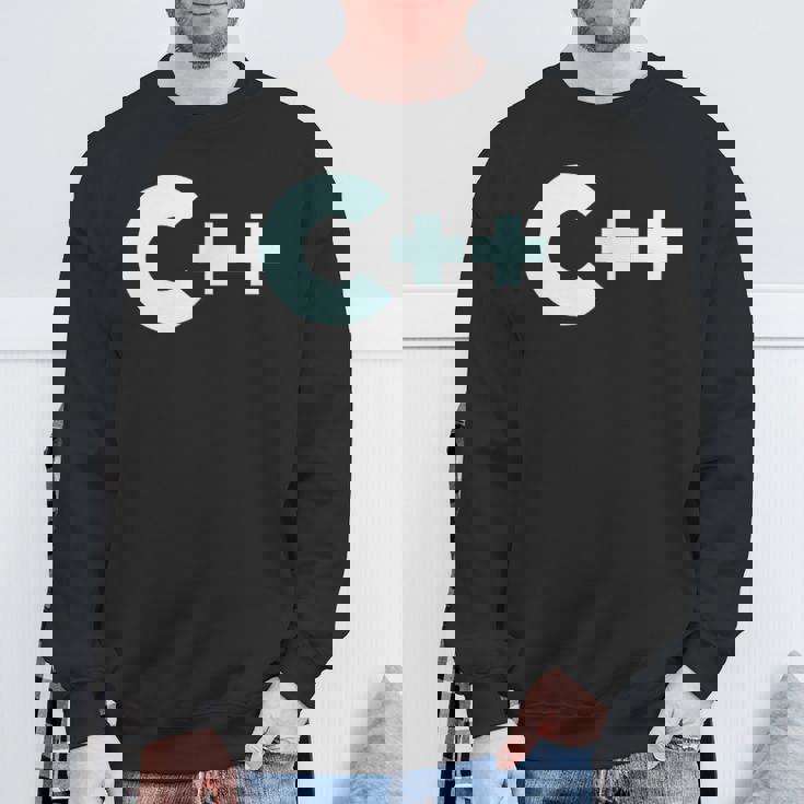 Cプログラマーティー コンピューター開発者 スウェットシャツ 高齢者への贈り物