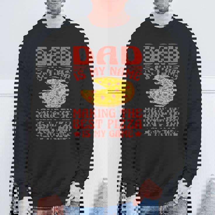 Dad Best Pizza Is My Game ピザ作り スウェットシャツ 高齢者への贈り物
