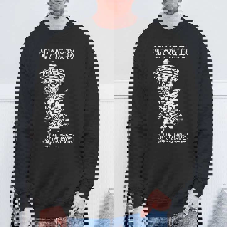 Day Of The Deadiva メキシコ カブロン シュガースカル スケルトン 長袖tシャツ スウェットシャツ 高齢者への贈り物