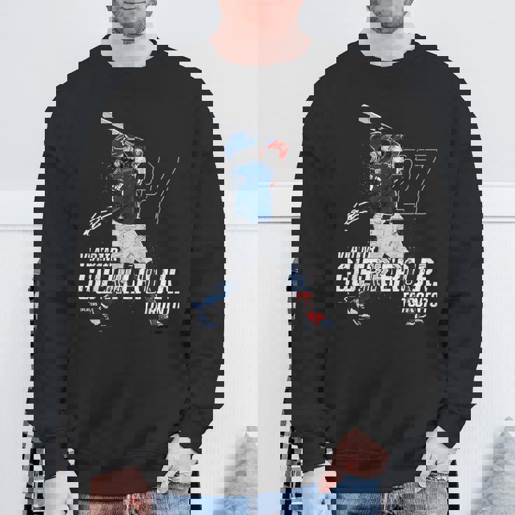 Dynamic Poseladimir Guerrero Jr Toronto Baseball Mlbpa スウェットシャツ 高齢者への贈り物