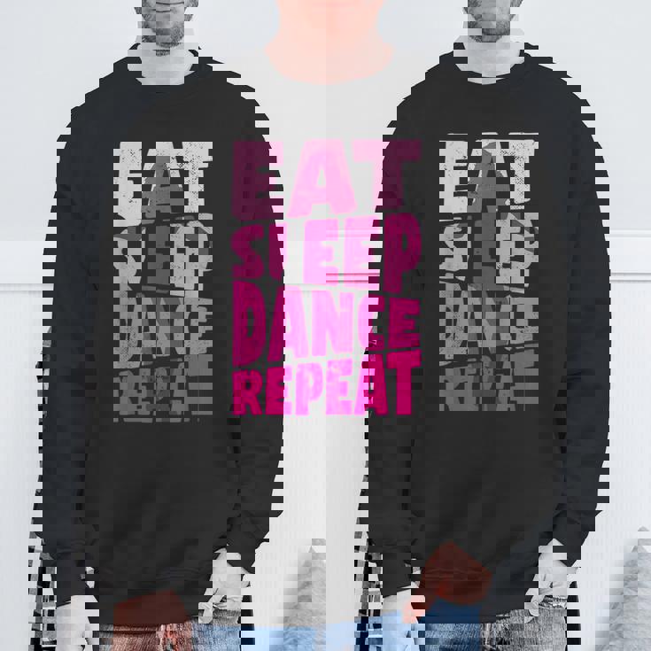 Eatleep Dance リピートダンサー メンズ レディース ダンサー ラブダンス スウェットシャツ 高齢者への贈り物