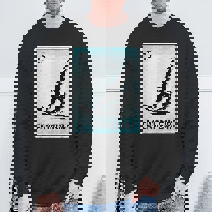 El Windsurf メキシカンウインドサーフィンカード スウェットシャツ 高齢者への贈り物