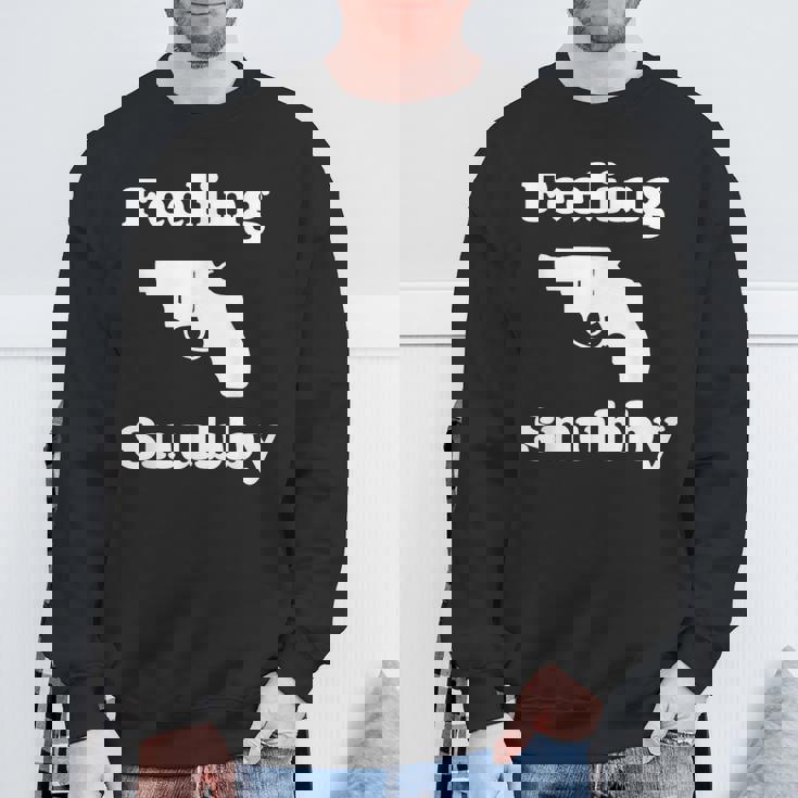 Feelingnubby Revolver Pistol スナブノーズ スナブノーズ スウェットシャツ 高齢者への贈り物