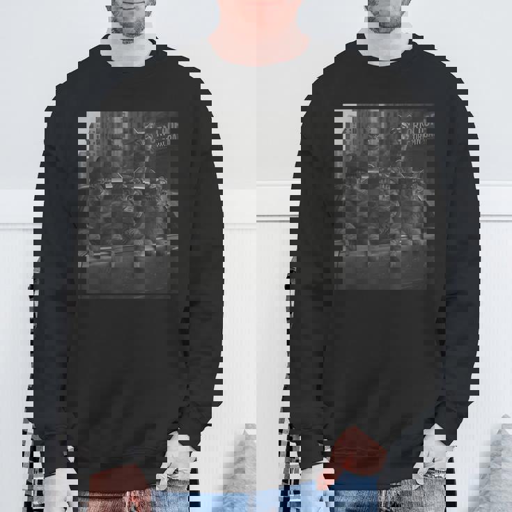 Cat Gang Memetreet 皮肉な猫ギャングスター スウェットシャツ 高齢者への贈り物