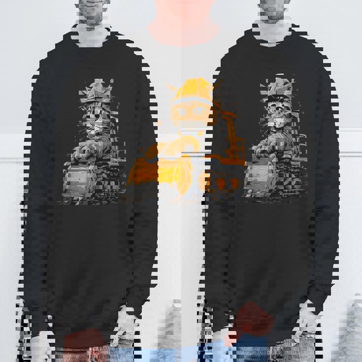 Cat 重機オペレーター スウェットシャツ 高齢者への贈り物