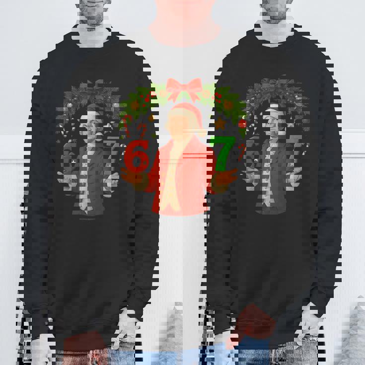 George Washington Meme Six Seven Ugly Christmas Sweatshirt Gifts for Old Men