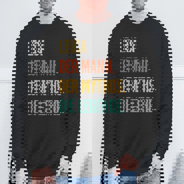 German First Name Leica スウェットシャツ 高齢者への贈り物