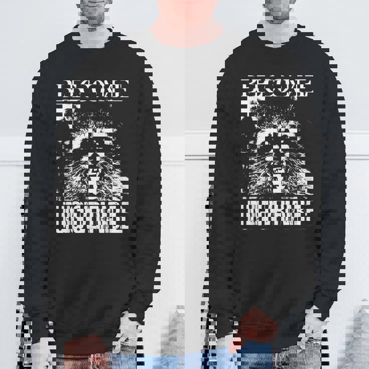 Raccoon Become Ungovernable Raccoon スウェットシャツ 高齢者への贈り物