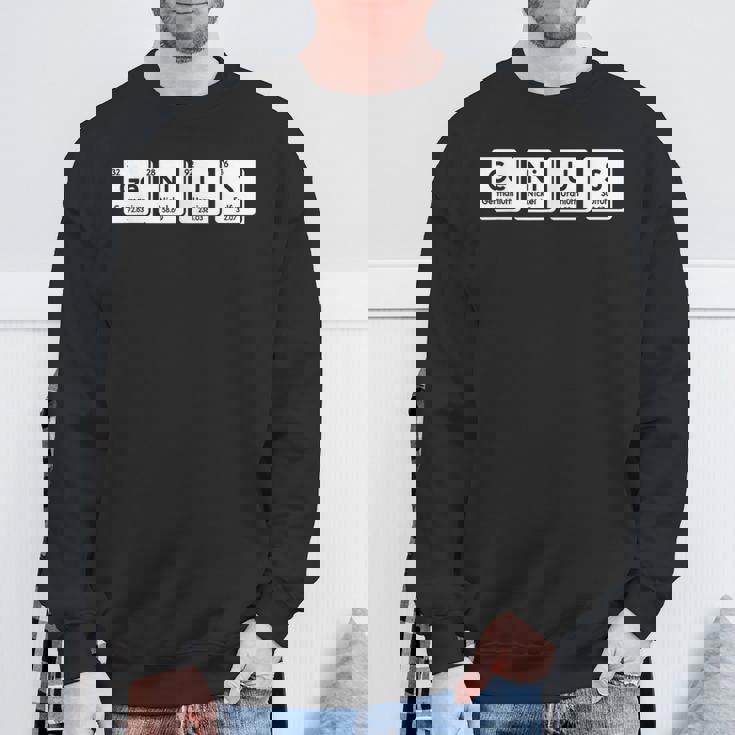 Genius Ge-Ni-U-S 化学元素科学周期表 スウェットシャツ 高齢者への贈り物