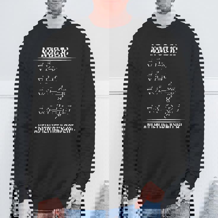 Godaid Maxwell Equations And Then There Was Light スウェットシャツ 高齢者への贈り物