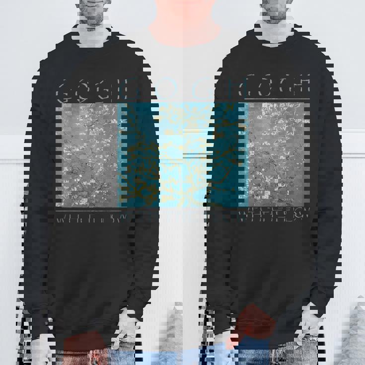 Gogh With The Flow アーモンドブロッサム ヴァン・ゴッホの絵画 スウェットシャツ 高齢者への贈り物