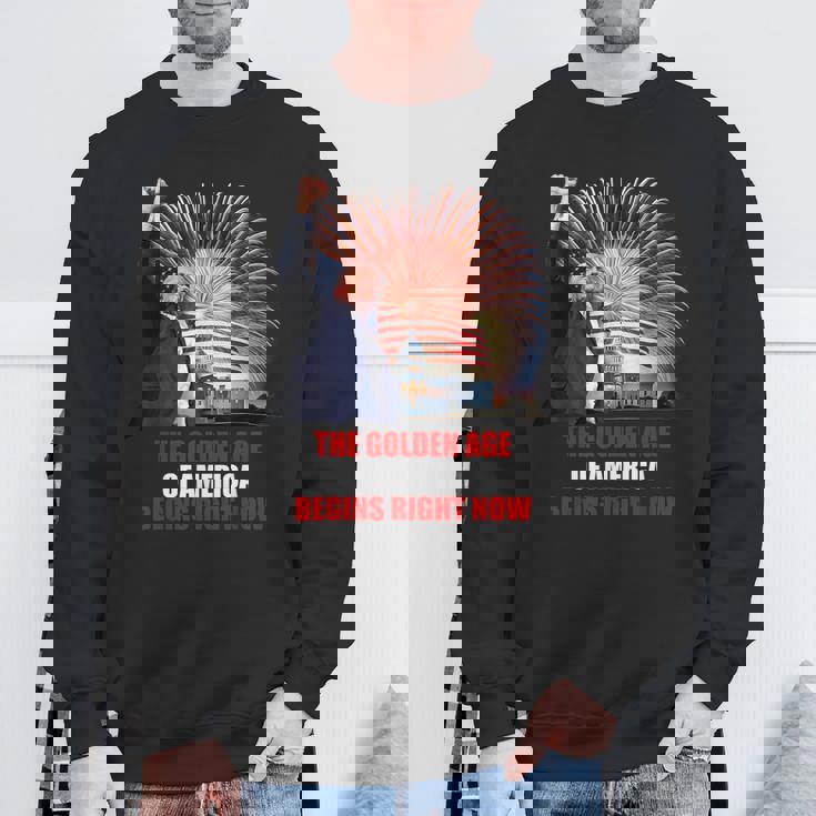 The Golden Age Of America Begins – Trump Inaugurationpeech スウェットシャツ 高齢者への贈り物