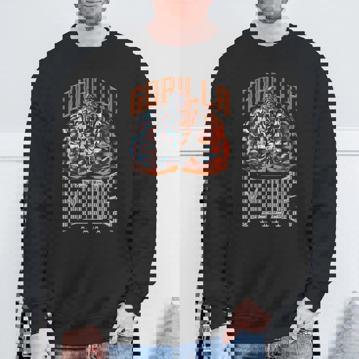 Gorilla ファッションワークアウト ビースト ジム トレーニング フィットネス 筋肉 スウェットシャツ 高齢者への贈り物