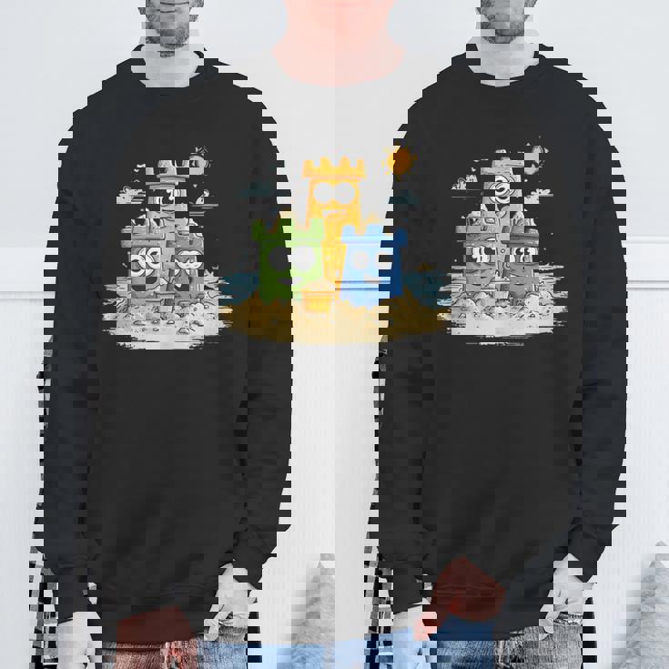 Happy Sandcastle Family Sunshine Day Tank Top Sweatshirt Unisex Gifts for Old Men