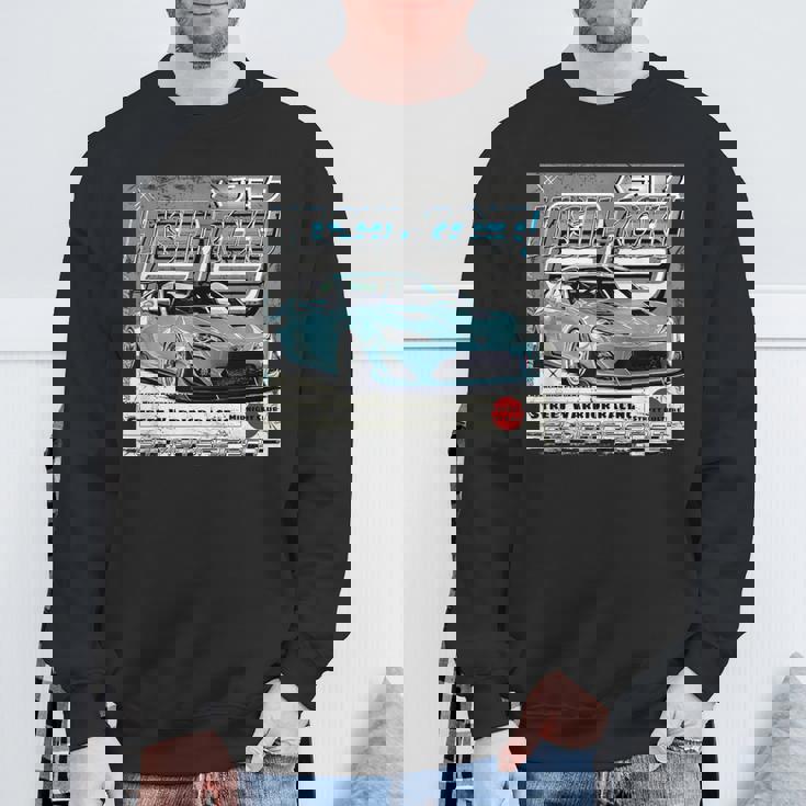 Hashi-Rokuオーセンティックjdmストリートスタイル スウェットシャツ 高齢者への贈り物