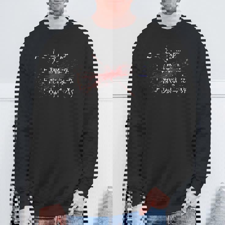 Higgs Boson Lagrangian 理論物理標準モデル スウェットシャツ 高齢者への贈り物