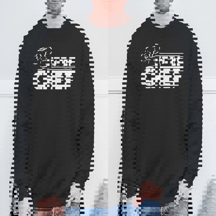 メンズ I'm The Chef クッキングハット フードクッキング シェフ キッチン フードクック スウェットシャツ 高齢者への贈り物