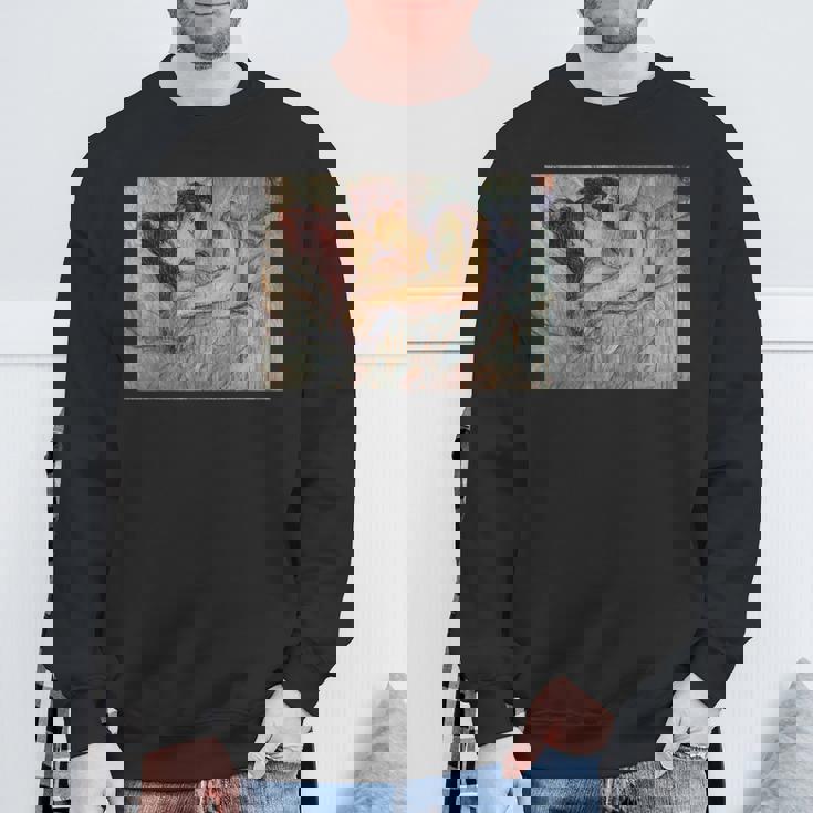 In Bed The Kiss アンリ・ド・トゥールーズロートレック Lgbtq アート スウェットシャツ 高齢者への贈り物