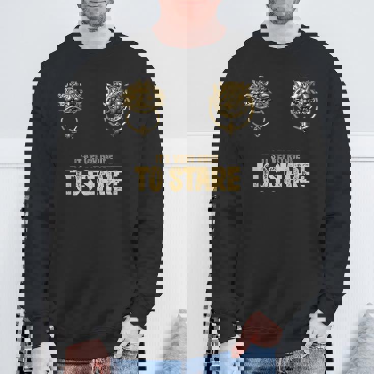 It'sery Rude Totare ラビリンス ドアノッカー スウェットシャツ 高齢者への贈り物