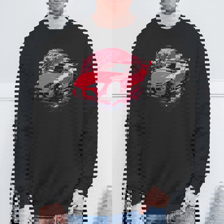 Jdmupra Mk5 Gr 桜 2Jz スタンスグラフィックtシャツ 長袖tシャツ スウェットシャツ 高齢者への贈り物