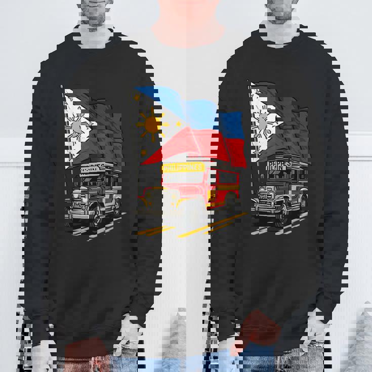 Jeepney フィリピン国旗 誇り高きフィリピンのお土産 スウェットシャツ 高齢者への贈り物