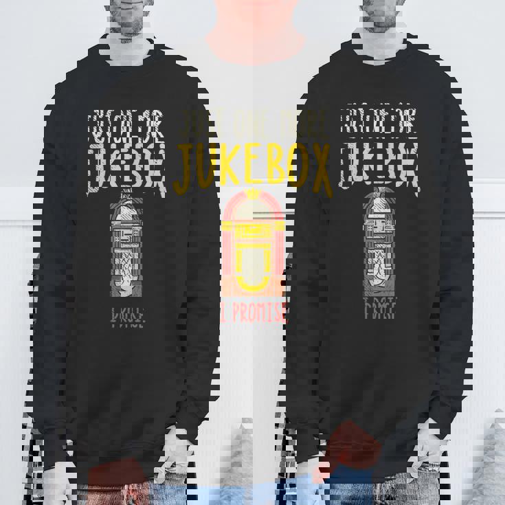 Just One More ジュークボックス I Promise 長袖tシャツ スウェットシャツ 高齢者への贈り物