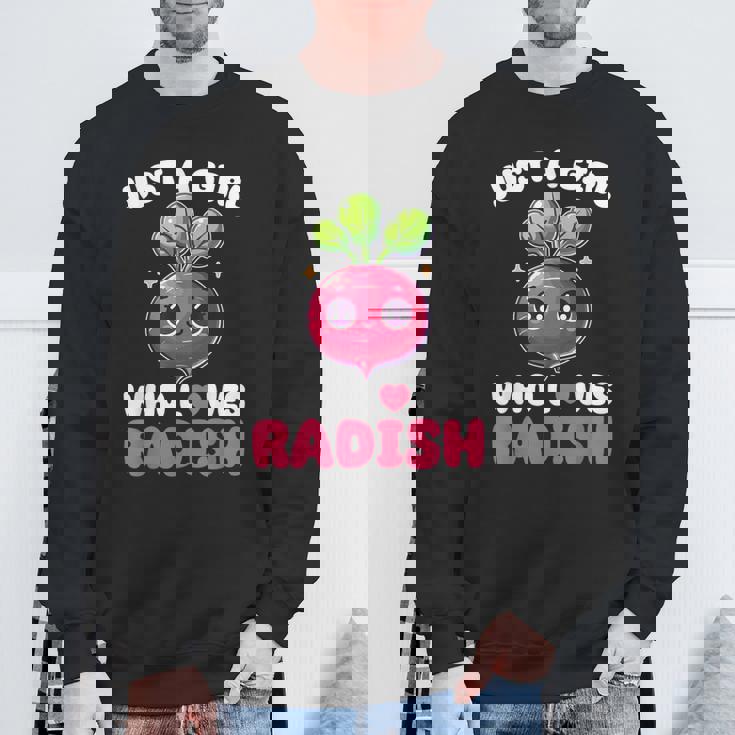 Kawaii Radish Lover Vegan Vegetarian Radish Sweatshirt Unisex Gifts for Old Men Kawaii Radish Lover Vegan Vegetarian Radish Sweatshirt Unisex Gifts for Old Men