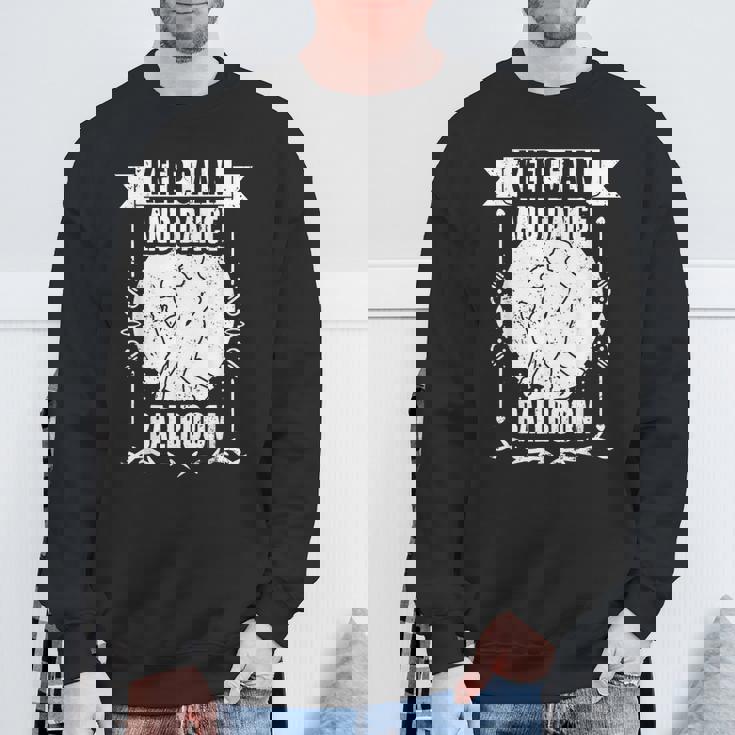 Keep Calm And Dance 面白い社交ダンスa 社交ダンサー スウェットシャツ 高齢者への贈り物